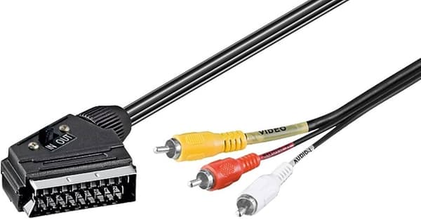 M-CAB Videoadapterkabel 2m svart svart