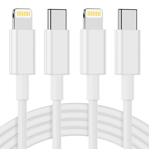2 st Snabbladdningskabel USB-C till Lightning