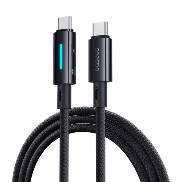 Baseus Lit-kabel USB-C - USB-C 2m 100W Cosmic Black