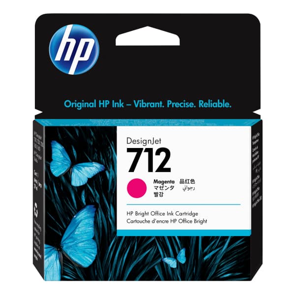 HP 712 Magenta bläck 3ED68A
