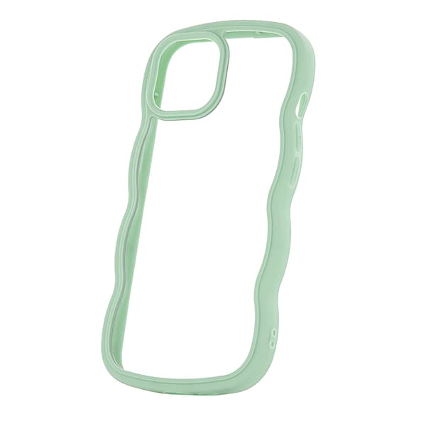 Wave-skal för iPhone 15 6,1\" grön