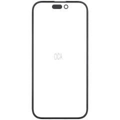 2 i 1 (glas + OCA förmonterat) för iPhone 15 (10-pack)