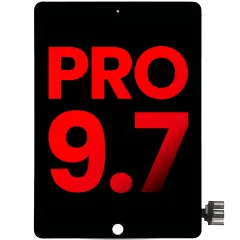 LCD-enhet med digitizer för iPad Pro 9.7\" (2016) (Eftermarknad Plus) (Svart)