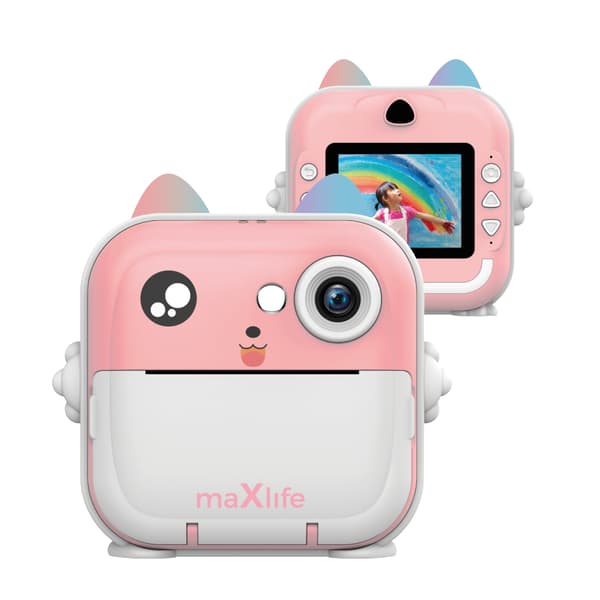 Maxlife utskriftskamera MXPC-100 rosa rosa