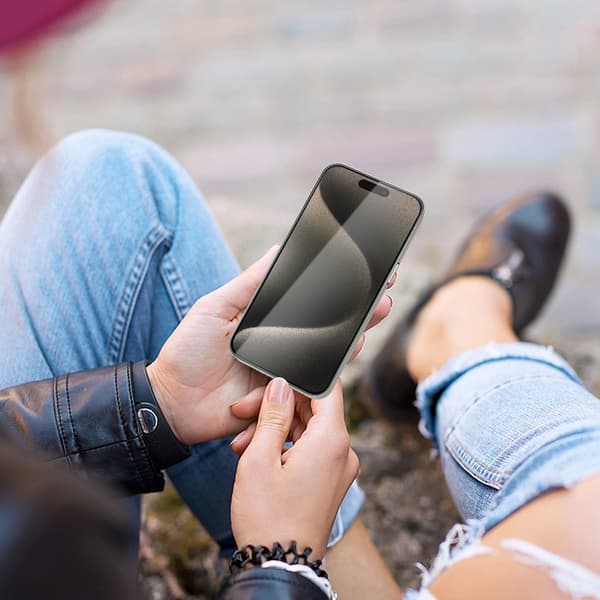 Vmax härdat glas 2,5D Normalt klart glas för iPhone 16 Plus 6,7\"