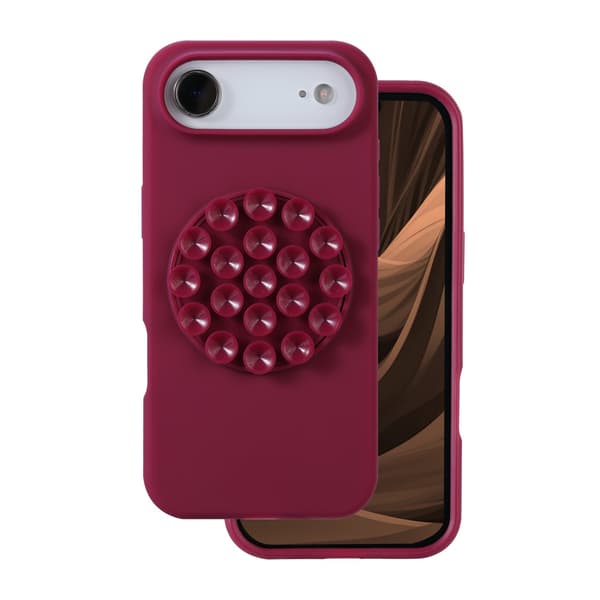 Silikonskal för iPhone 17 Air maroon