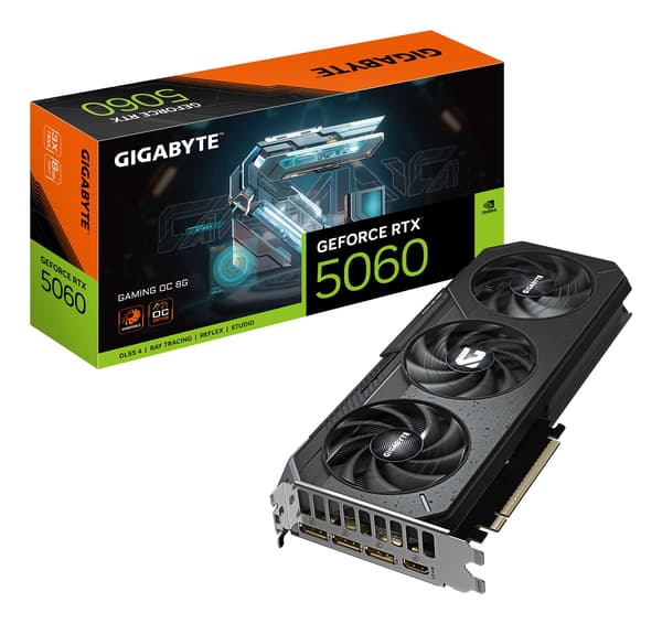 Gigabyte NVIDIA GeForce RTX 5060 8GB GDDR7 SDRAM