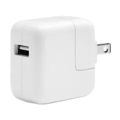 Apple 12W USB-A väggadapter för iPhone / iPad / Watch / iPod (OEM Grade A, bulkförpackning) (50-PACK)