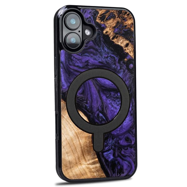 Bewood Unique Case for iPhone 16 Plus 6.7\" Violet with MagSafe