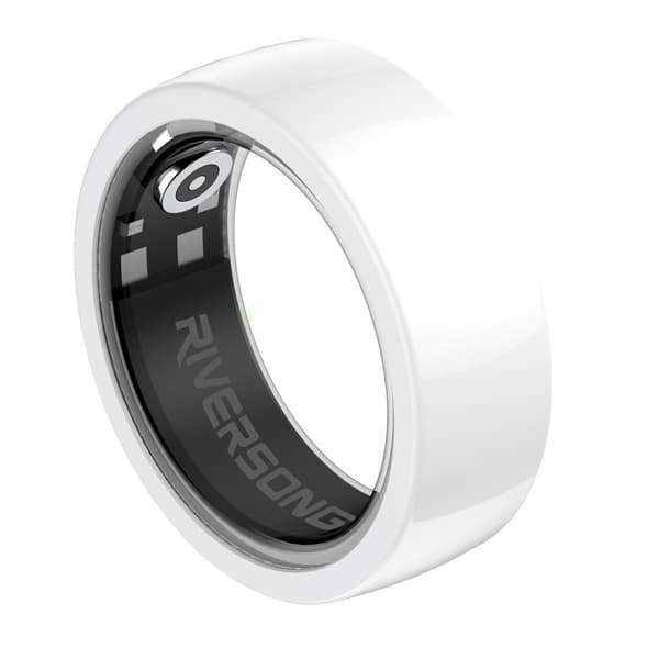 Riversong smart ring Trinity white size 8 inner diameter 18mm