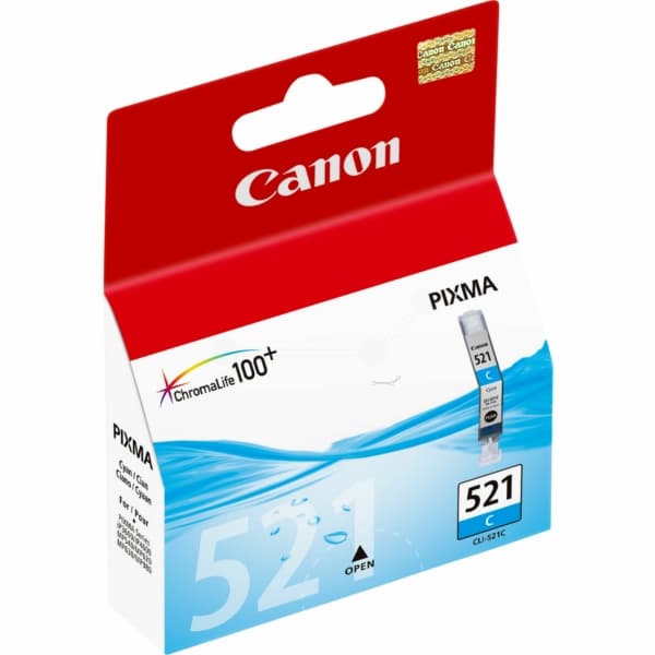 Canon CLI 521C Cyan bläckbehållare 2934B001