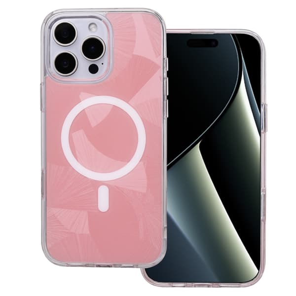Flash Mag skal för iPhone 16 Pro Max rosa rosa