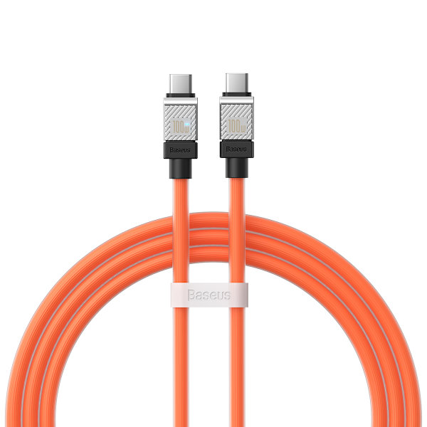 Baseus kabel CoolPlay USB-C - USB-C 1m 100W orange