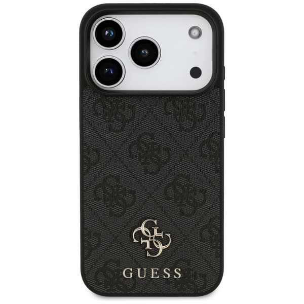 Guess 4G Small Classic Logo MagSafe Case for iPhone 17 Pro Black