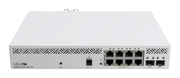 MikroTik CSS610-8P-2S+IN Switch 8-porte Gigabit PoE+