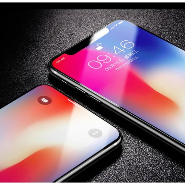 2 st  Heltäckande Härdat Glas för Iphone 11 pro Max/ Xs max