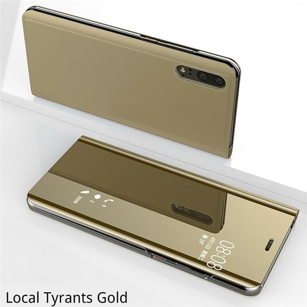 Flip Fodral För din Huawei P30 pro gul Gold