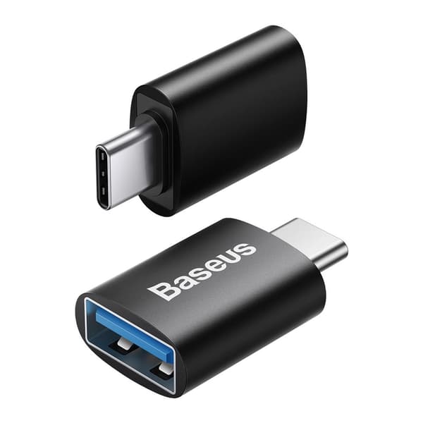 Baseus adapter Ingenuity USB-C till USB-A 3 1 svart OTG svart