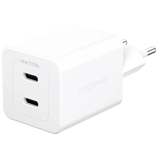 empower by PanzerGlass Turbo 45W GaN Adapter 2xUSB-C
