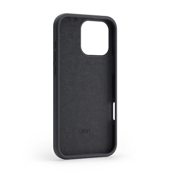 Etteri Silicone Case for iPhone 16 Pro Max 6.9\" - Black, Shockproof