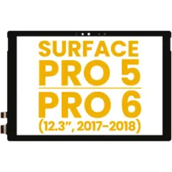 Digitizer med flexkabel för Microsoft Surface Pro 5 / Pro 6 (1796) (Glasseparation krävs)