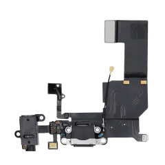 Laddningsport Flexkabel för iPhone 5C (Svart) svart