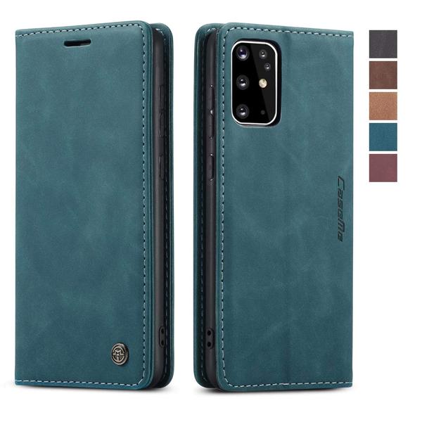 Hög kvalitet plånbok Läderfodral  för Samsung S20 grön Turquoise