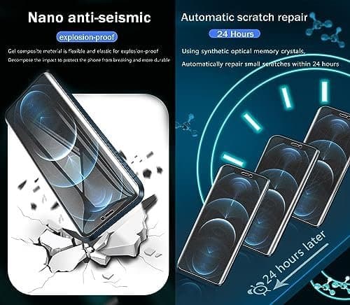 2-pack NanoFilm Skärmskydd för iPhone 15 Pro – Extra Tunt & Kristallklart