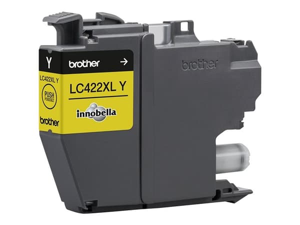Brother LC 422XLY Gul 1500 sidor bläck gul