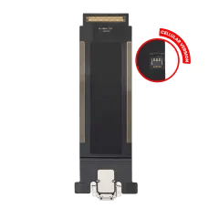 Laddningsport Flexkabel för iPad Pro 12.9\" 2:a generationen (2017) (Cellular) (Silver / Guld) silver