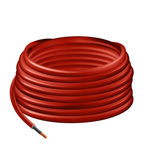 LogiLink Solcelle installationskabel H1Z2Z2-K 6 mm² 25m röd