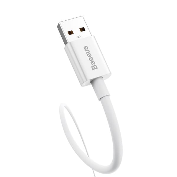 Baseus kabel Superior USB - USB-C 0,25m månevit 100W vit