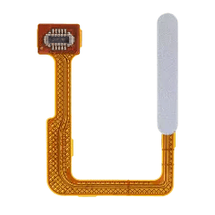Fingeravtryckssensor / Strömknappsflex för Xiaomi Redmi Note 12 Turbo / Poco F5 (Vit)