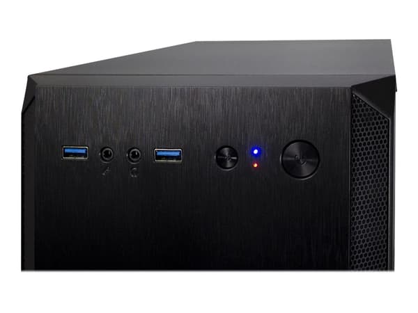 Inter-Tech H-606 Tower Micro ATX svart svart