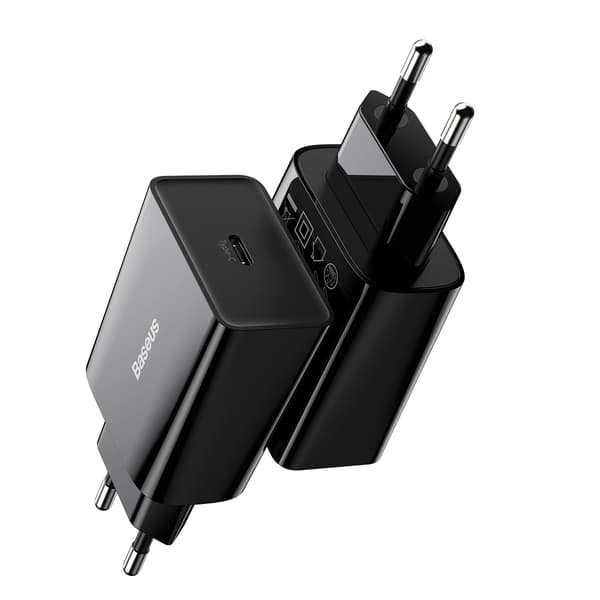 Baseus väggladdare Speed Mini PD 20W 1x USB-C svart svart