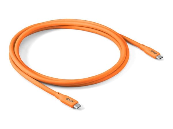 Club 3D USB Type-C kabel 2m Orange orange