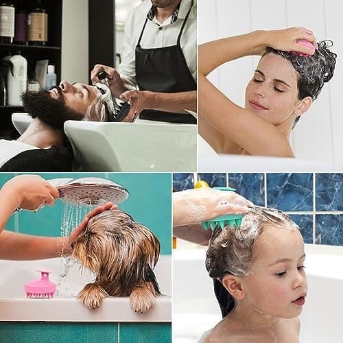 3-pack Hårborste för Exfoliering svart