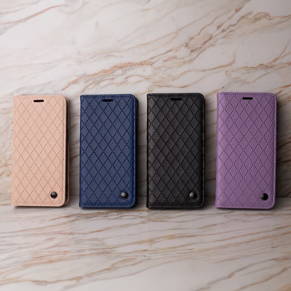 Smart Caro-fodral för iPhone 16e / 17e marinblå
