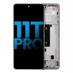 LCD-enhet med ram för Xiaomi 11T Pro (Eftermarknad: Incell) (Moonlight White)