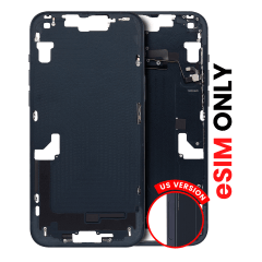 Mellanramshölje med smådelar för iPhone 14 Plus (amerikansk version) (eftermarknad Plus) (midnatt)