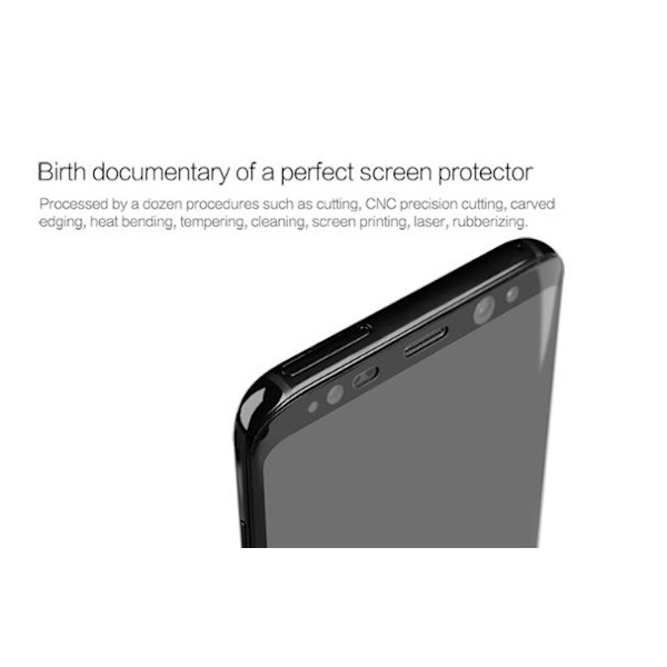Härdat glas 10 D för Samsung S8 plus