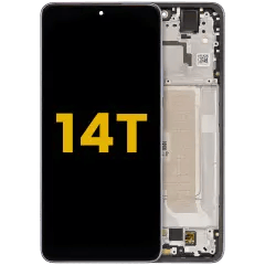 OLED-enhet med ram för Xiaomi 14T (renoverad) (Titanblå) blå