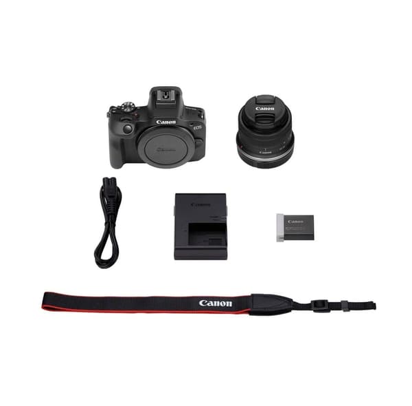 Canon EOS R100 Digitalkamera + RF-S 18–45MM IS STM