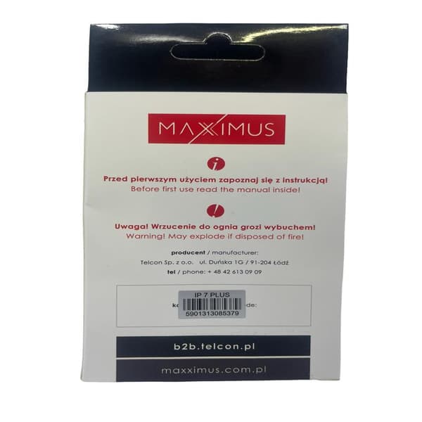 BATTERI MAXXIMUS IPHONE 7 PLUS 2900mAh