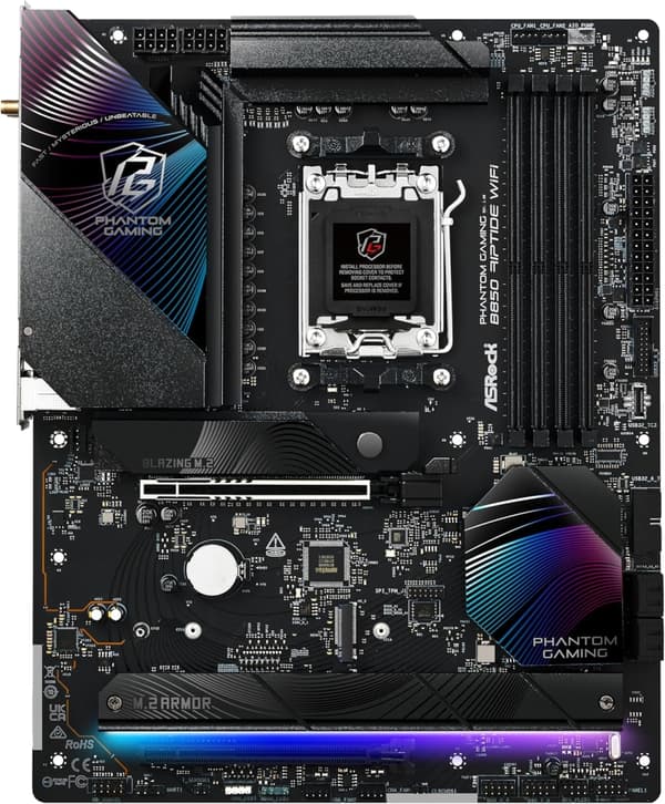 Asrock Phantom Gaming B850 Riptide ATX AM5 Socket DDR5