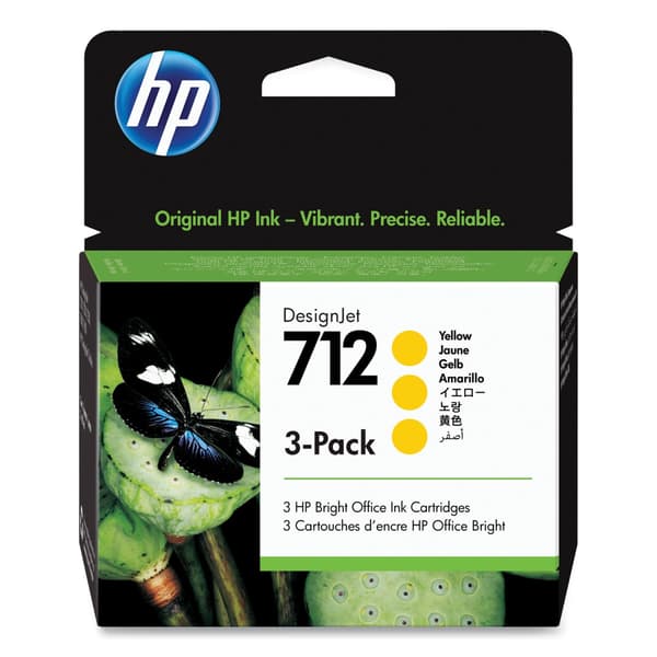 HP 712 Gul bläck 3ED79A