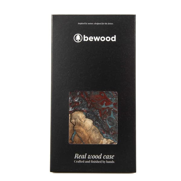 Bewood Unikt fodral för iPhone 16 Plus 6,7\" Planeter Pluto