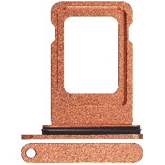 Dubbel SIM-kortshållare kompatibel med iPhone 17 Pro / 17 Pro Max (Cosmic Orange)
