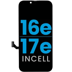 LCD-enhet kompatibel med iPhone 17e / 16e (Eftermarknad: AQ7 / Incell)