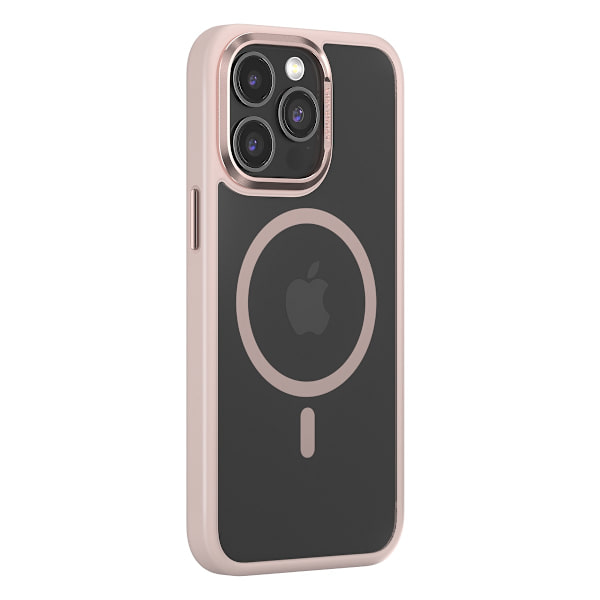 Comma case Joy Elegant Mag för iPhone 15 Plus rosa